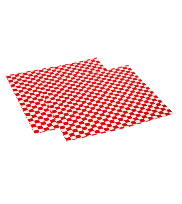 Red Checkered Paper